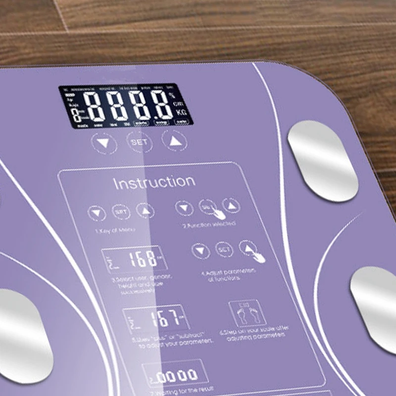 ABUI-Body Index Electronic Smart Weighing Scales Bathroom Body Bmi Scale Digital Human Weight Mi Floor Lcd Display | Дом и сад