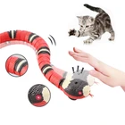 Умные чувствительные игрушки с зарядкой через USB, игрушки для кошек и собак, имитация вещи, электрическая змея, Интерактивная деталь