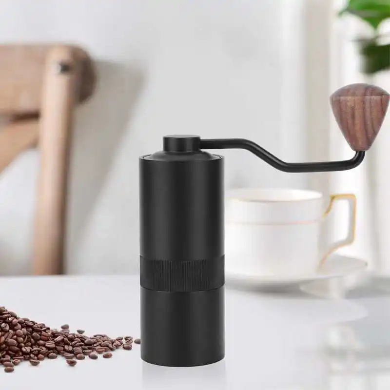 

Портативная ручная кофемолка, регулируемая кофемолка для приготовления кофейных зерен, бытовые кухонные приспособления, 2 цвета на выбор