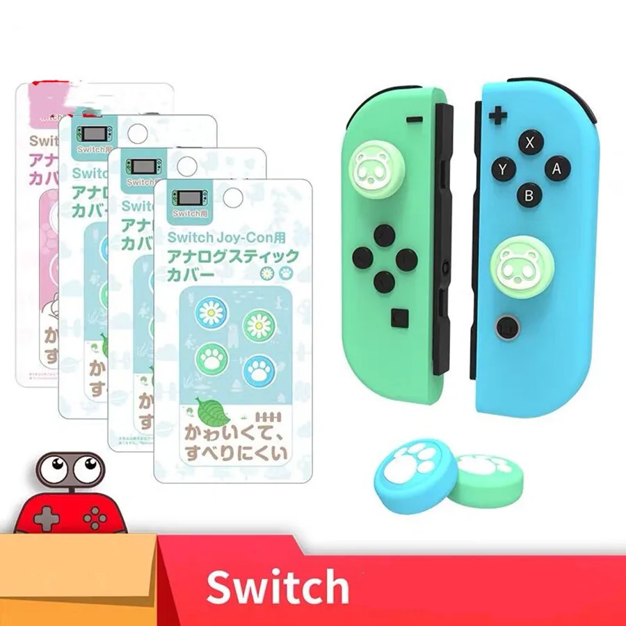 AnimalsCrossing аналог игры шапки защитные резиновые заглушки для NintendoSwitch