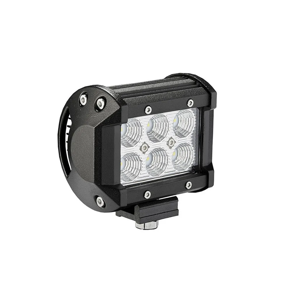 

1pc 18WLED Work Light Strip Floodlight Car Spotlight Modified Strip Light Dome Light For ATVs Fire Trucks Emergency Vehicles