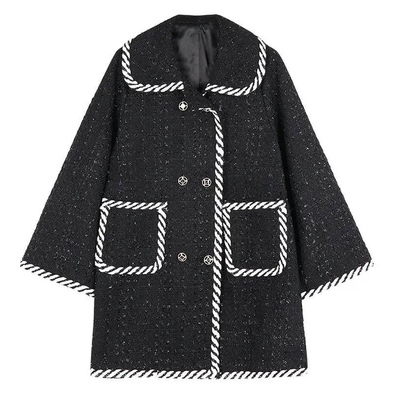 

Manteau de laine mi-long pour femme, gracieux automne et hiver 2020