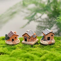 3pc mini small house cottages diy toys crafts figure moss terrarium fairy garden ornament landscape decor dollhouse