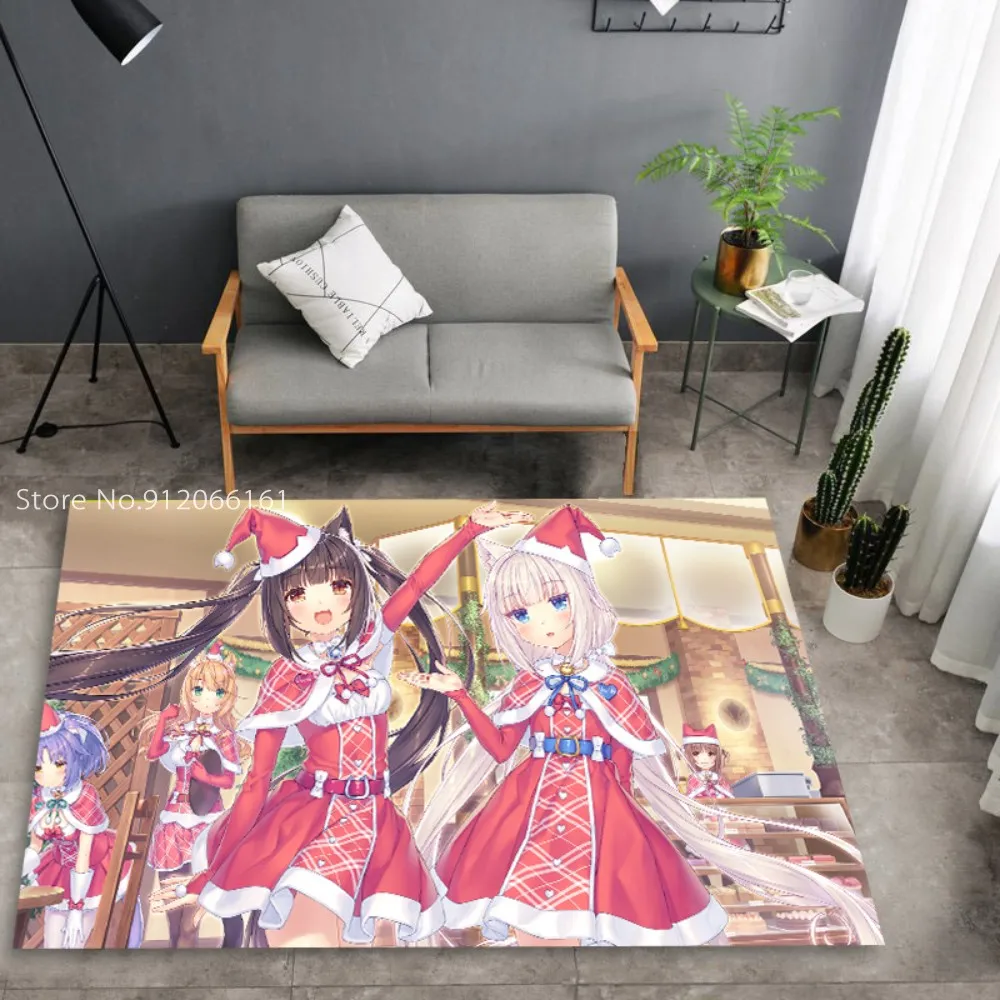 Японский коврик в стиле аниме Nekopara для гостиной столовой кухни эркера украшение