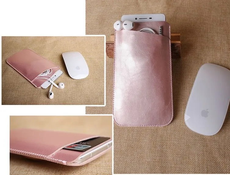 FSSOBOTLUN For OnePlus 7 Pro Handmade Phone Sleeve Case Pouch Bag Microfiber Leather Cover Card Slot | Мобильные телефоны и