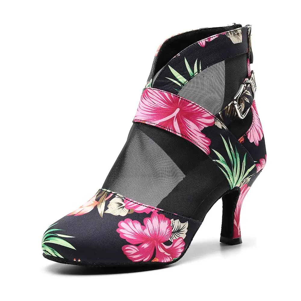 DKZSYIM Туфли для латинских танцев женщин/дамские туфли лодочки в стиле размера плюс