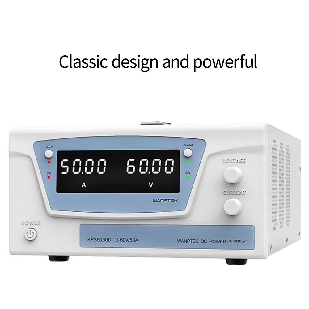 

50A 60V 3KW DC Regulated Switching Power Supply KPS6050D Regulator Stabilizer Switching Bench Source LED Digital Lab Bench Power