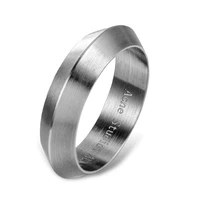 men silver colour stainless steel ring solid nordic viking titanium steel ring hip hop punk motorcyclist ring jewelry gift