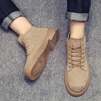 2019 boots men martin boots high mens shoes platform mens boots leather boots retro sneakers