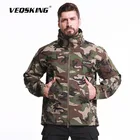 Быстросохнущие дышащие спортивные походные куртки для улицы, ветровка с защитой от ветра, термальная ветровка для рыбалки, Мужская эластичная камуфляжная мягкая куртка
