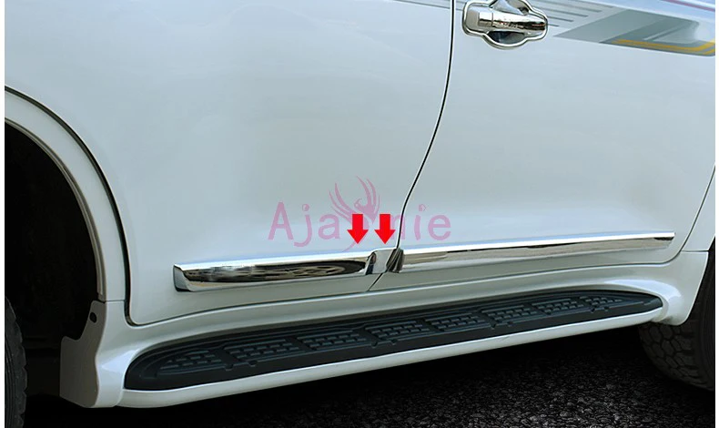 Хромированная накладка на боковую дверь для стайлинга автомобиля наборы