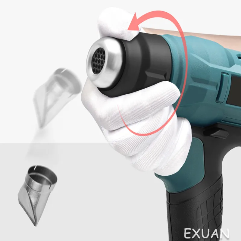 

Hot Air Gun Portable Baking Gun Wireless Gun Plastic Sticker Heat Shrinkable Film Cordless Welding Gun Lithium Battery