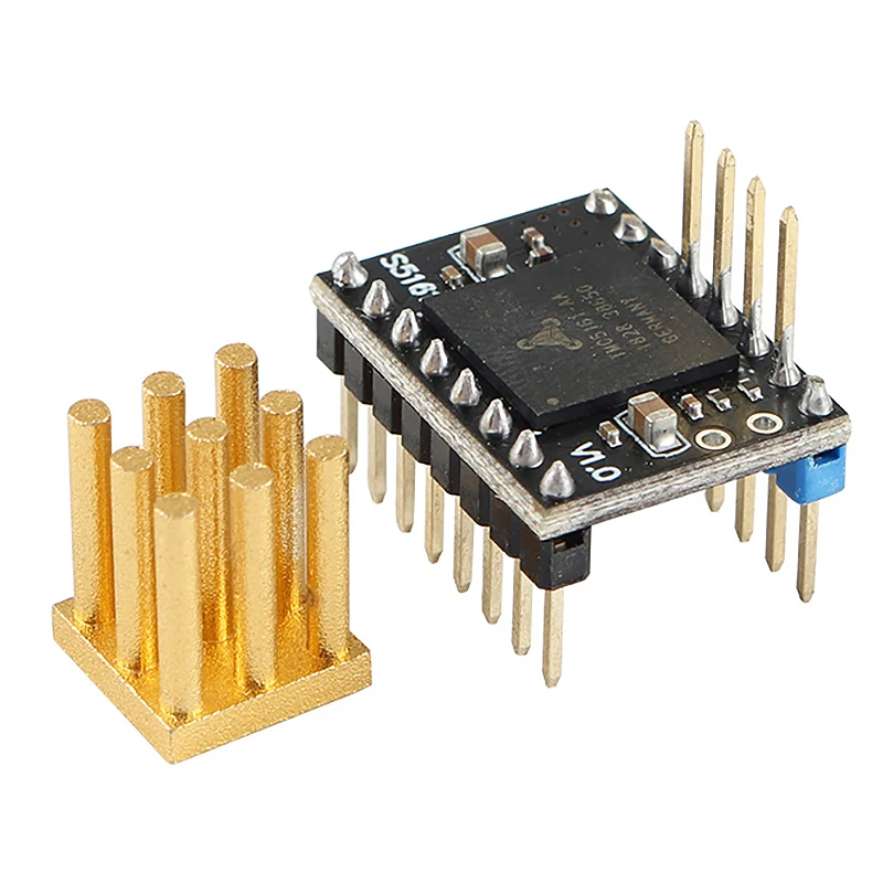 TMC5161 V1.0 SPI Stepper Motor Driver High Power 3D Printer Parts 3.5A Stepstick Mute for Nema 17 23 | Компьютеры и офис