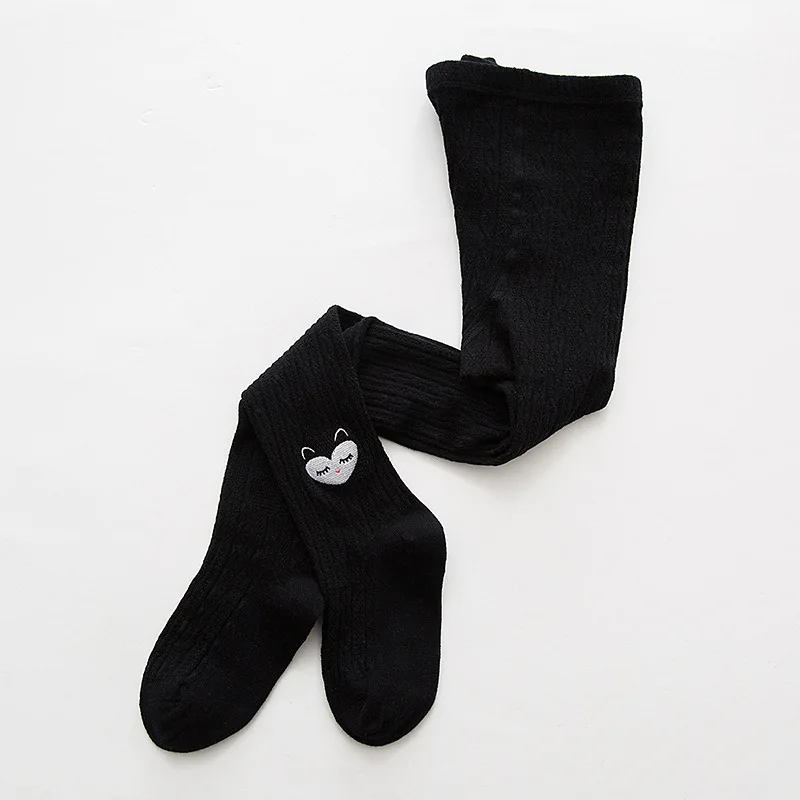 

Spring Autumn Knitted Children Pantyhose Cotton Double Needle Tights for Girls Cute Animal Baby Girl Winter Clothes