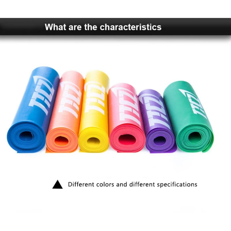 

150Cm Fitness Exercise Resistance Bands Rubber Yoga Elastic Band Resistance Band Loop Rubber Loops For Gym Training