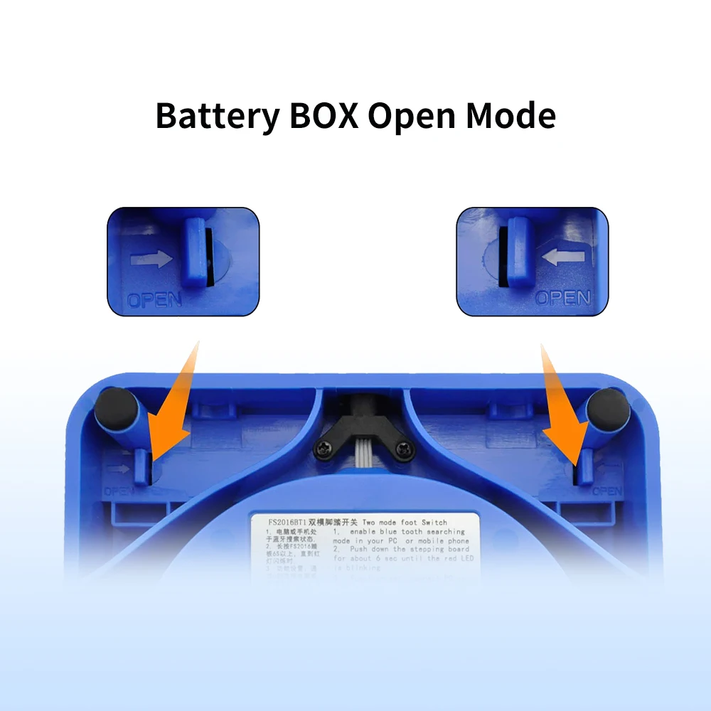 

Wireless BT/USB Foot Switch Multifunctional Customized Foot Pedal Support BT/Wired Connection for Image Acquisition Game Control