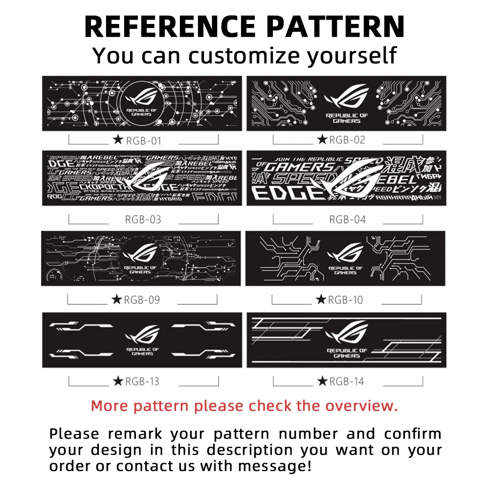RGB осветительная панель чехол для ПК прозрачная декоративная подсветка VGA A-RGB 12 В/5