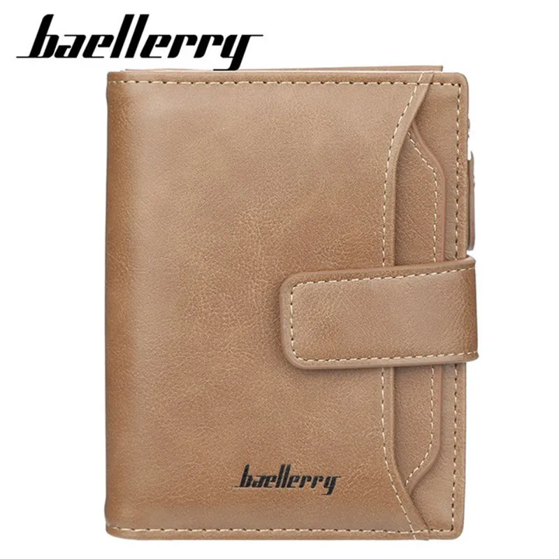 

2021 New Vintage Men PU Leather Hasp Wallets Fashion Brand Male Purse Coin Pouch Multi-functional Cards Holder Short Wallet