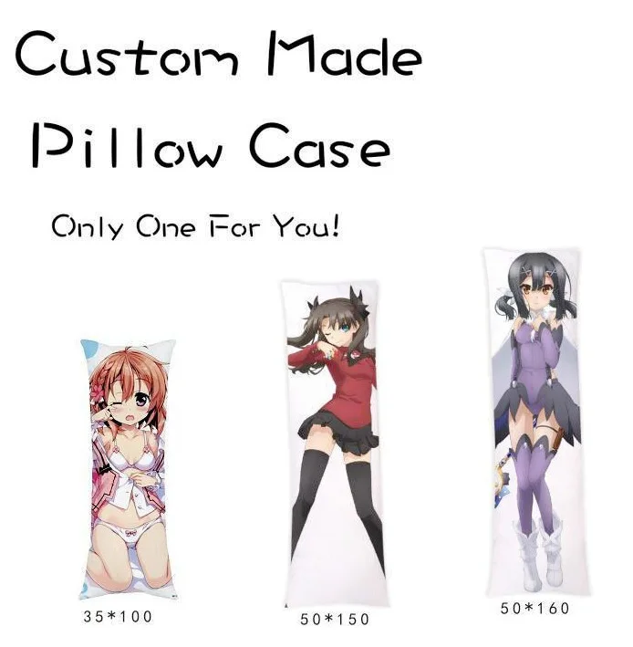 

Custom-made Pillowcase Body Pillows Case Dakimakura Customizable Personalized Pillow Covers Customized pillowslip
