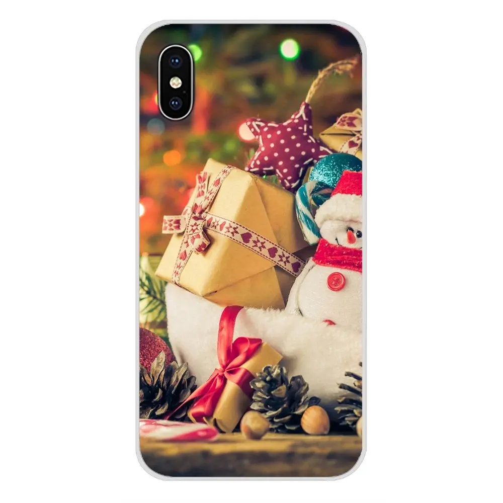 Снежный Рождественский шар новогодний подарок для Samsung A10 A30 A40 A50 A60 A70 Galaxy S2 Note 2 3