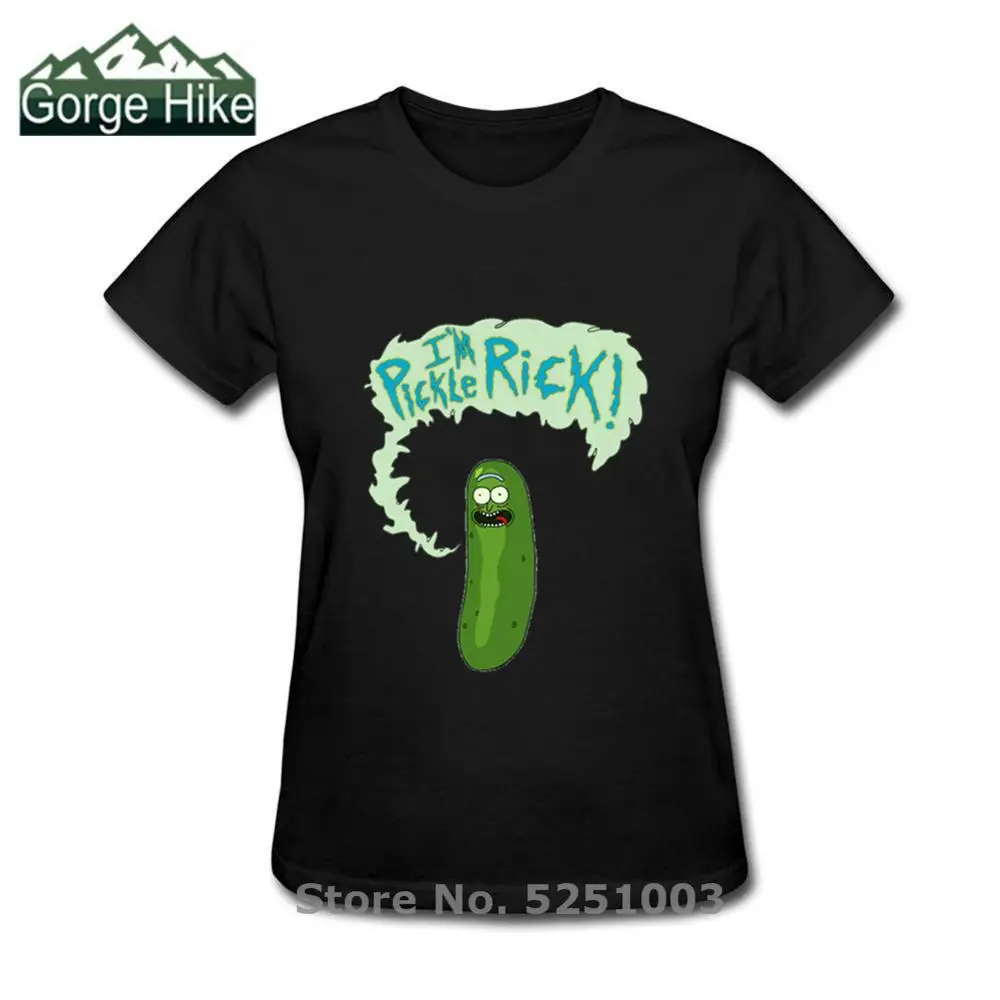 Женская футболка с забавными рисунками I'm pickle rick Harajuku модная графическим