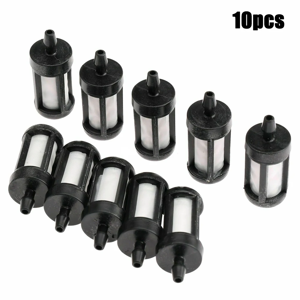 

10pcs Trimmer Brush Cutter Fuel Hose Pipe Filter For ZAMA STIHL POULAN HUSQVARNA Garden Mower Accessories