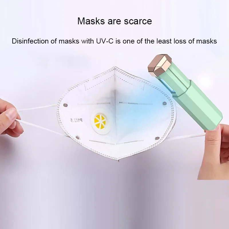 Портативный УФ стерилизатор UVC лампа для Офис который убивает бактерии и USB