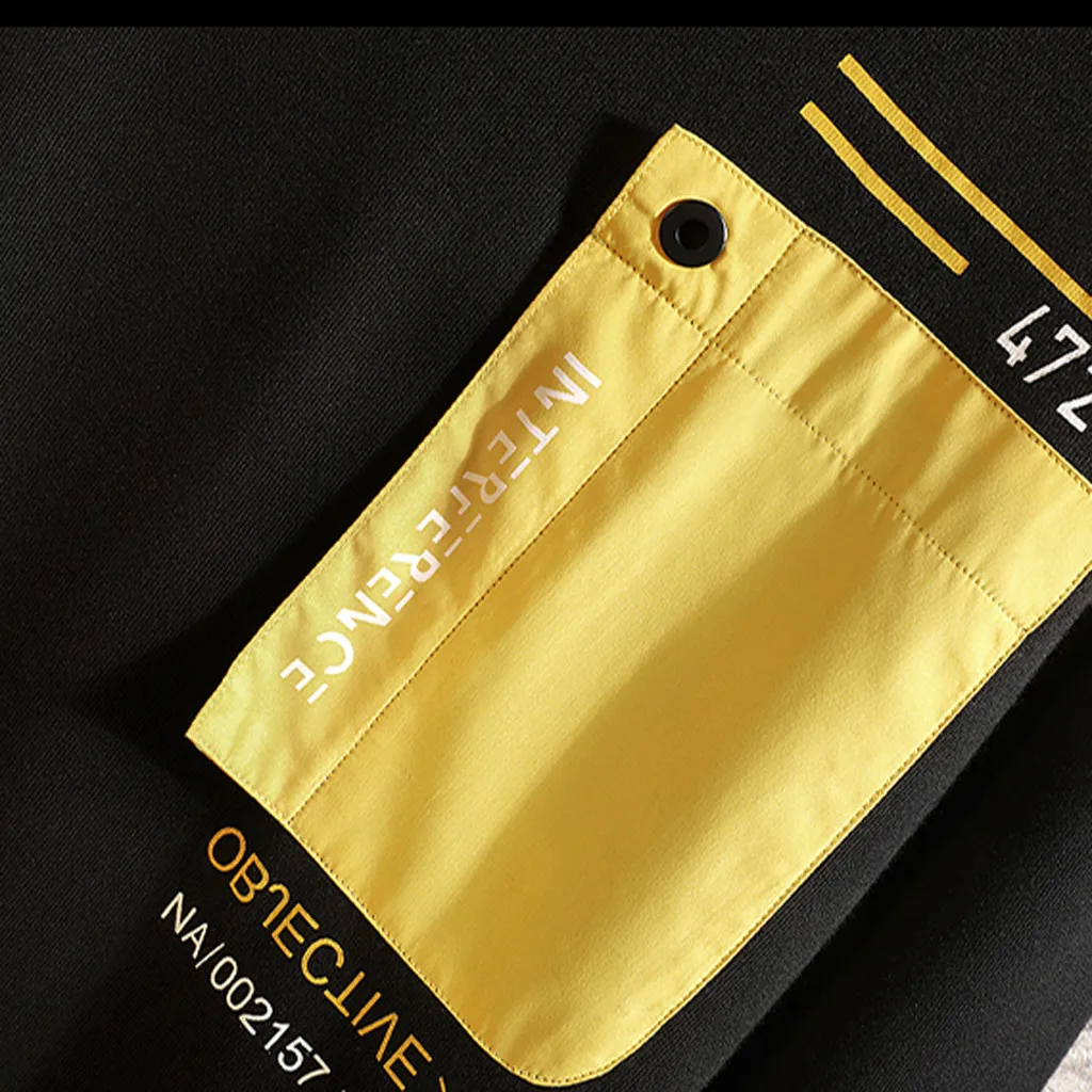 

Men's New Style Casual Fashion Patchwork Hoodie Long Sleeves Sweatershirt Tops Amazon Ebay Fashion Men's Clothing Popular