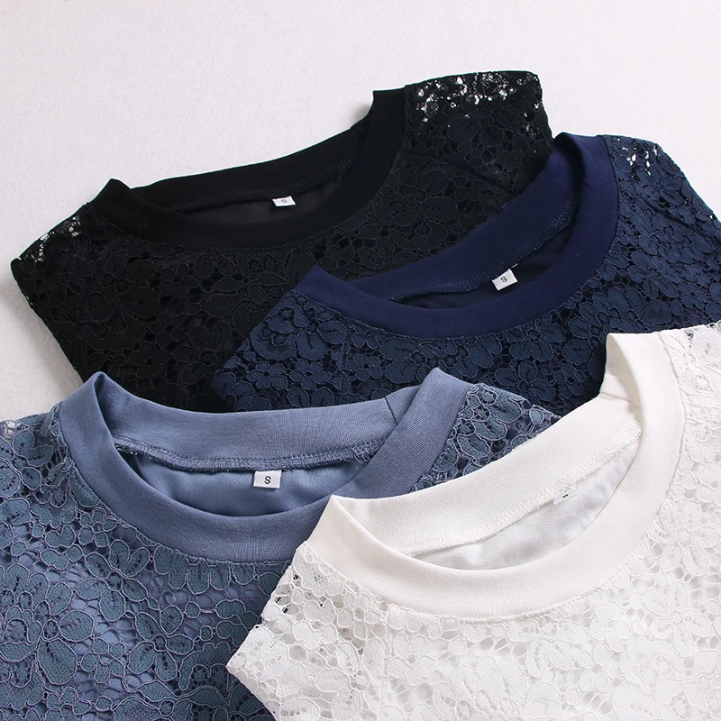 

Women's Shirt Tops Women Sexy Tee Hollowed ofMujer Short-Sleeve DM001