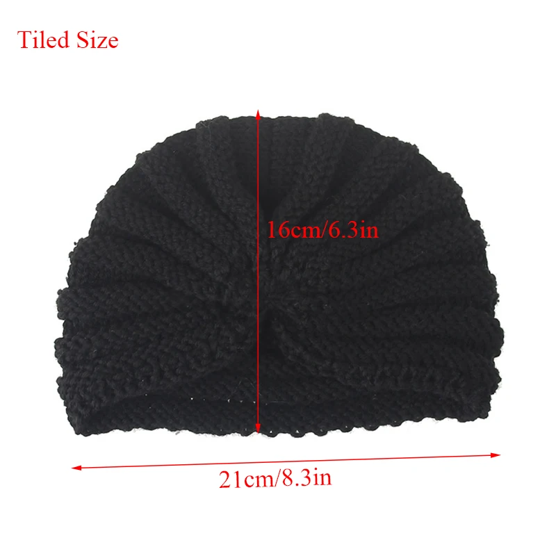 Женские богемные вязаные зимние шапки для женщин фетровые Женский тюрбан шапка