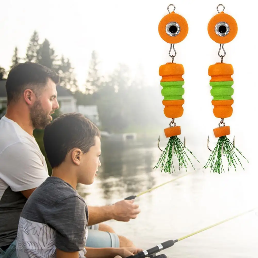 2 шт. приманка большой глаз из высокоуглеродистой стали привлекательная острые