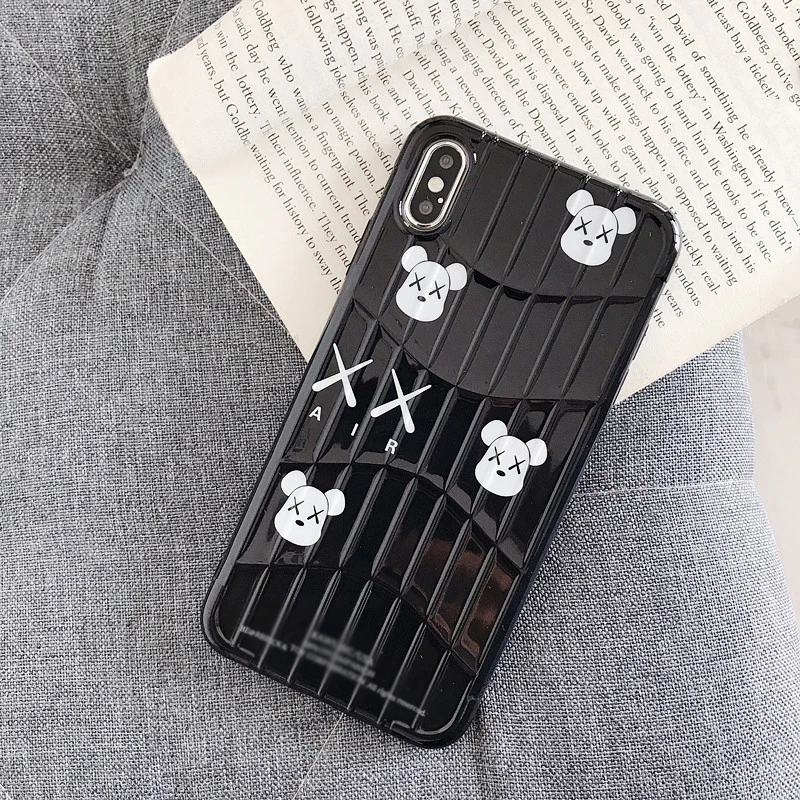 Suitcase Kaw Bear Stereo Soft Shell Silicone Protection Cover For iPhone 11 Pro Max Case 7 8 Plus XR X XS |