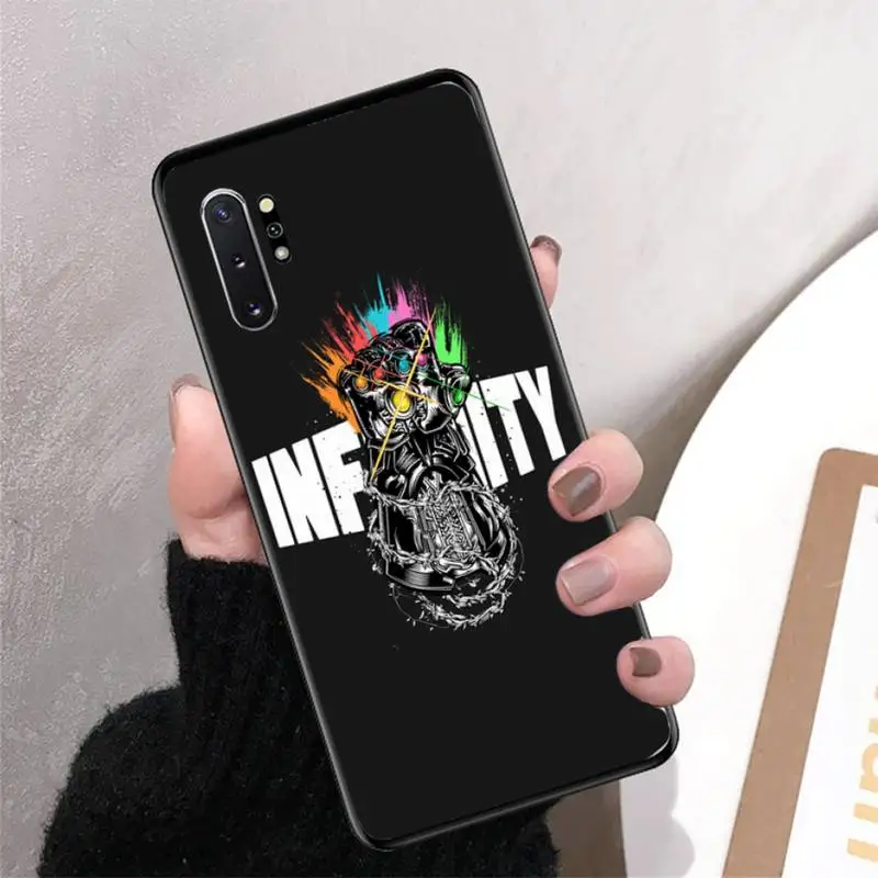 

Infinite gloves Thanos Phone Case for Samsung Note 5 7 8 9 10 20 pro plus lite ultra A21 12 72