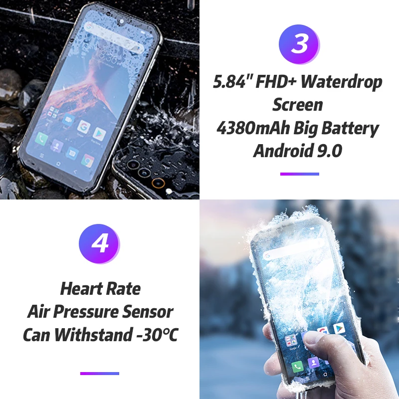 Смартфон Blackview BV9900 Pro 8 ядер + 128 ГБ IP68 | Мобильные телефоны и аксессуары