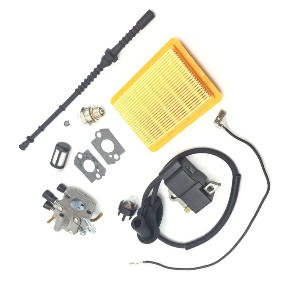 Топливный шланг катушки Зажигания Комплект праймер лампы для STIHL FS120 FS200