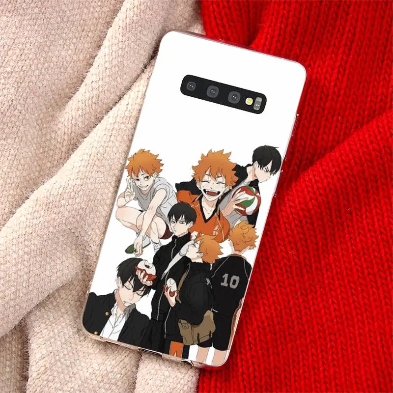 

Haikyuu Hinata attacks Anime Phone Case Transparent for Samsung A71 S9 10 20 HUAWEI p30 40 honor 10i 8x xiaomi note 8 Pro 10t 11