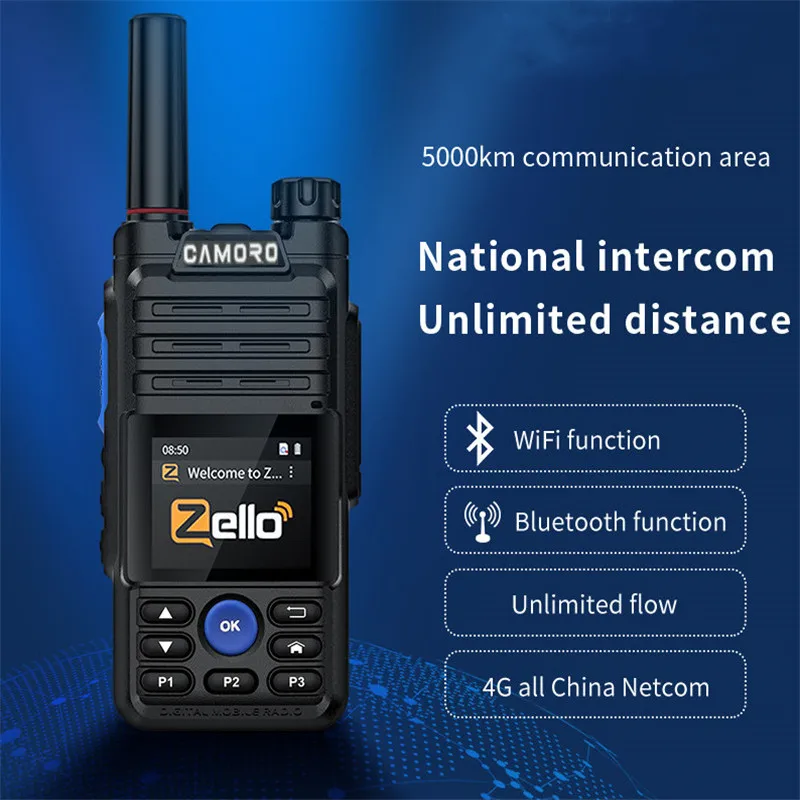 Zello POC радиостанция дальнего действия 4G Gps Wifi мобильный телефон Любительская Android