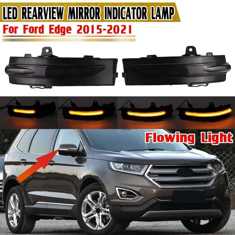 

2 шсветодиодный, Светодиодные поворотники для Ford Edge 2015-2021