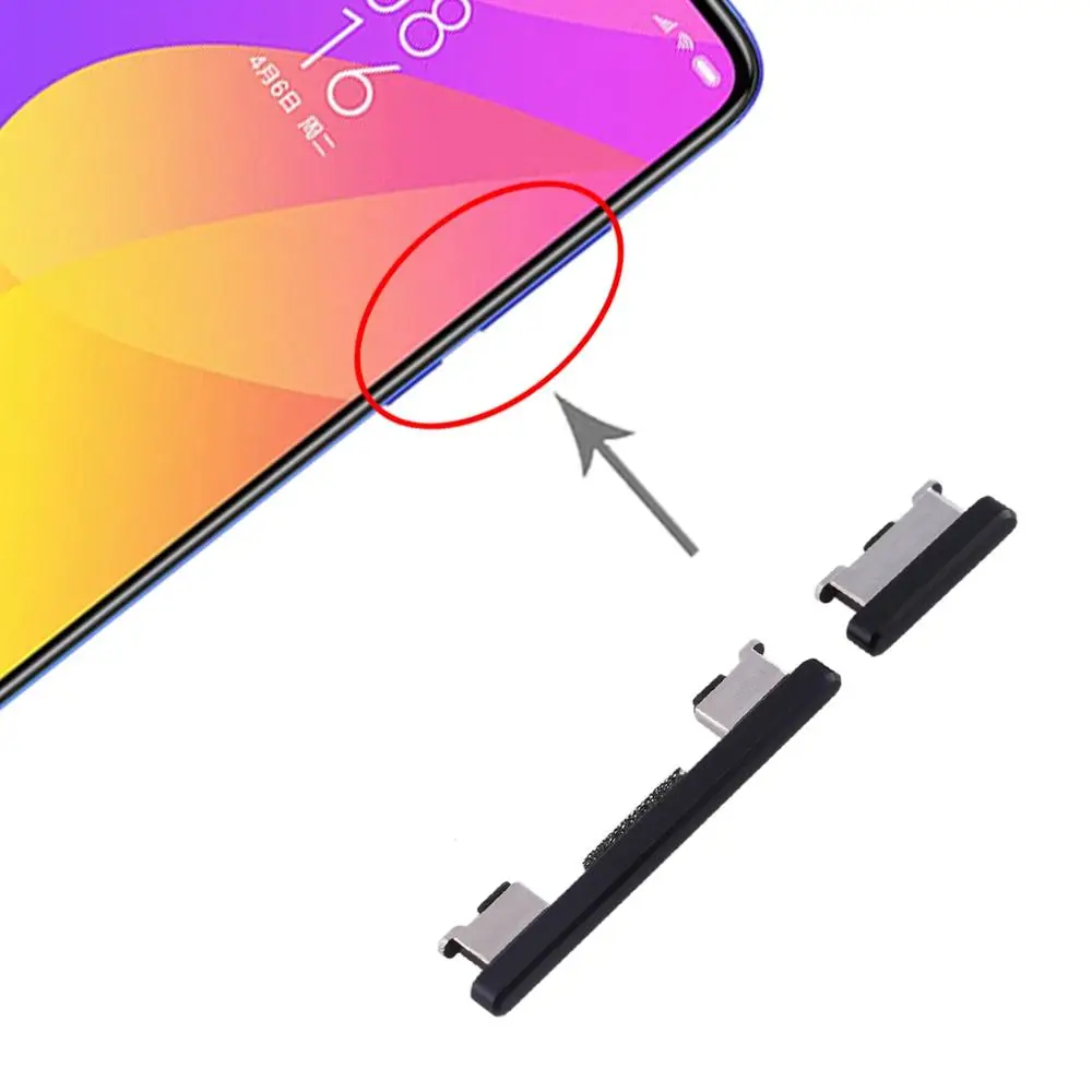 

Боковые кнопки для кнопки питания Xiaomi Mi CC9 и кнопки регулировки громкости