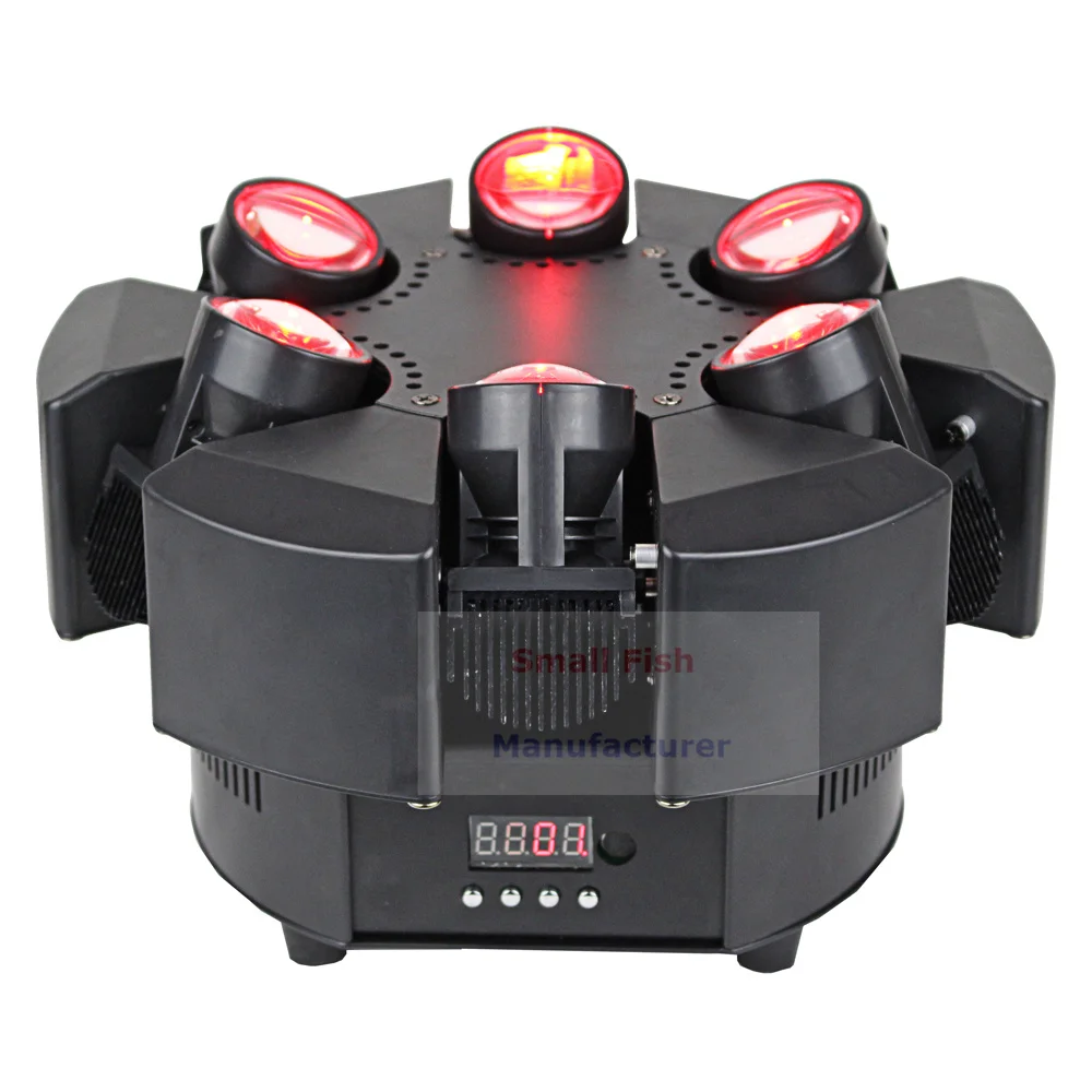 2020 Новое поступление светодиодный 6 головка Smart пучка движущихся RGBW 17/38CH DMX