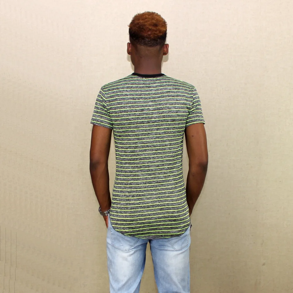 Дашики в стиле унисекс футболка полоску с О образным вырезом для девочек