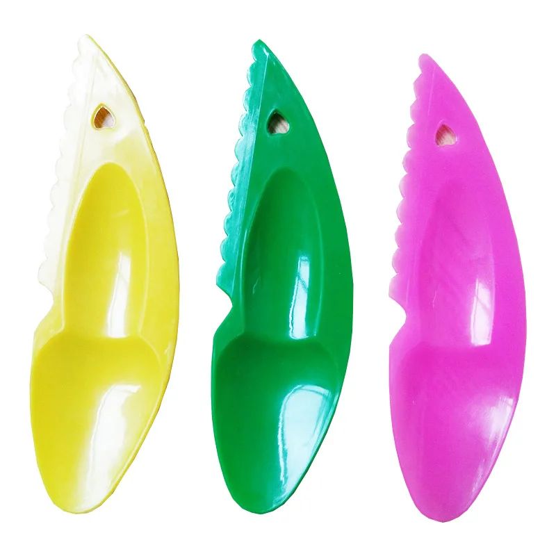 Горячая Распродажа кухонный инструмент киви f ruit удаляет кожуру ложка наборы