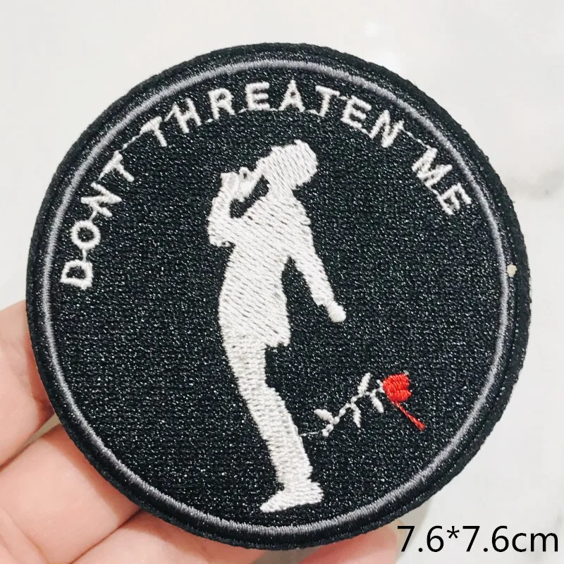 10 шт./компл. нашивки с рисунком красных слез на музыкальных компакт дисках черные