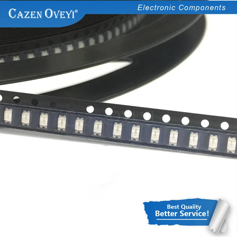 100 шт./лот красный 1206 SMD Светодиодная лампа 3216|Диоды| |