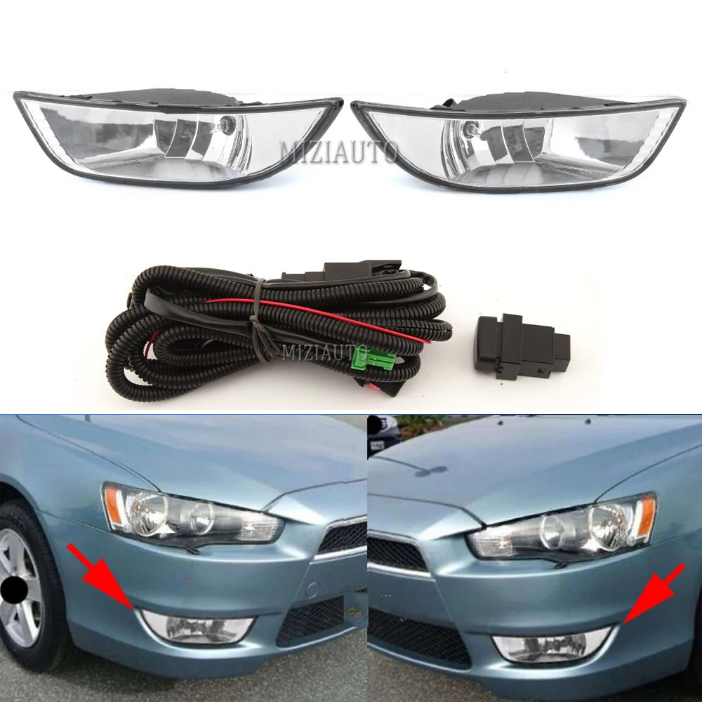 Автомобильные противотуманные фары в сборе для MITSUBISHI Lancer EX 2007 2010 светодиодные