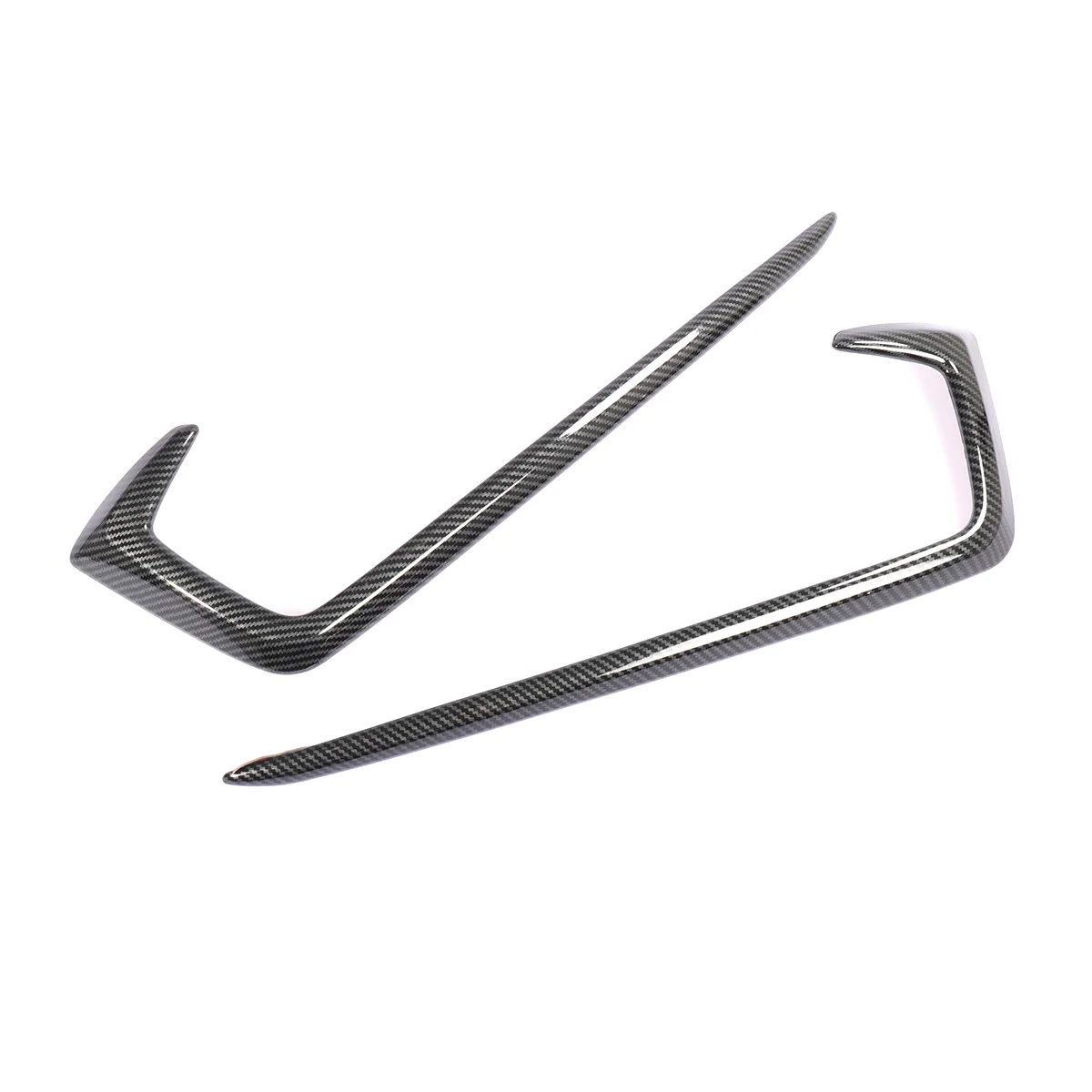 1 пара 3D стикеры из АБС-пластика глянцевая черная стильная передняя