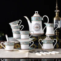 chinese style 15 pcs ceramics high grade bone china afternoon tea set home set