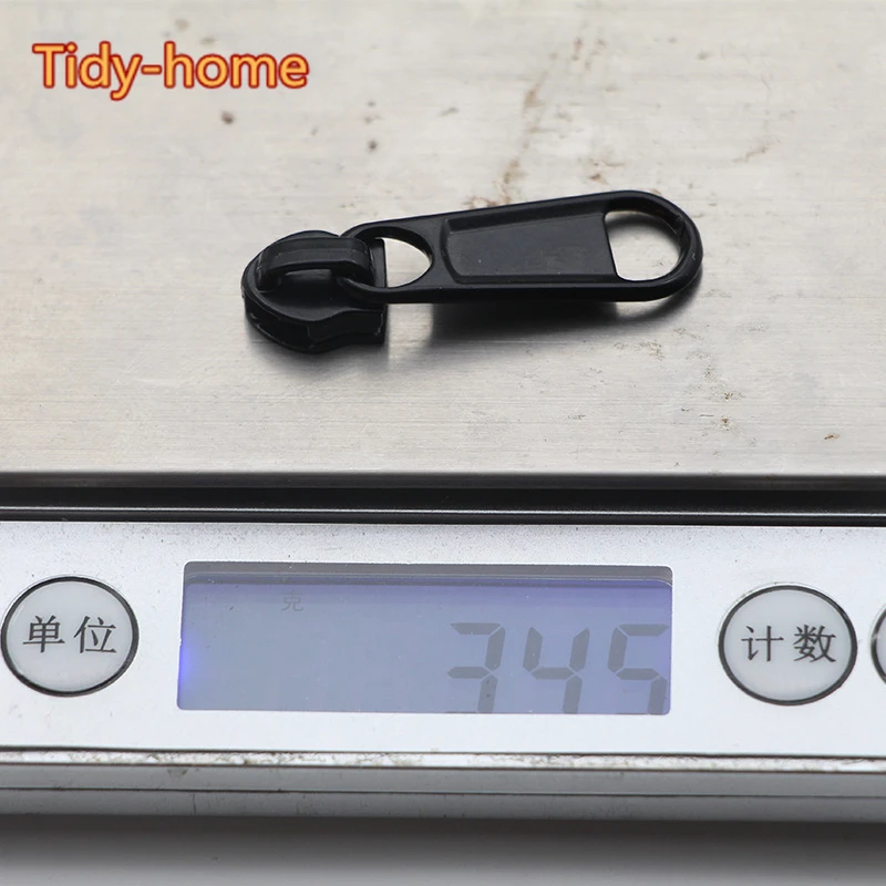 20 шт./лот утолщенные черные № 5 # нейлоновые слайдеры на молнии Съемник головка