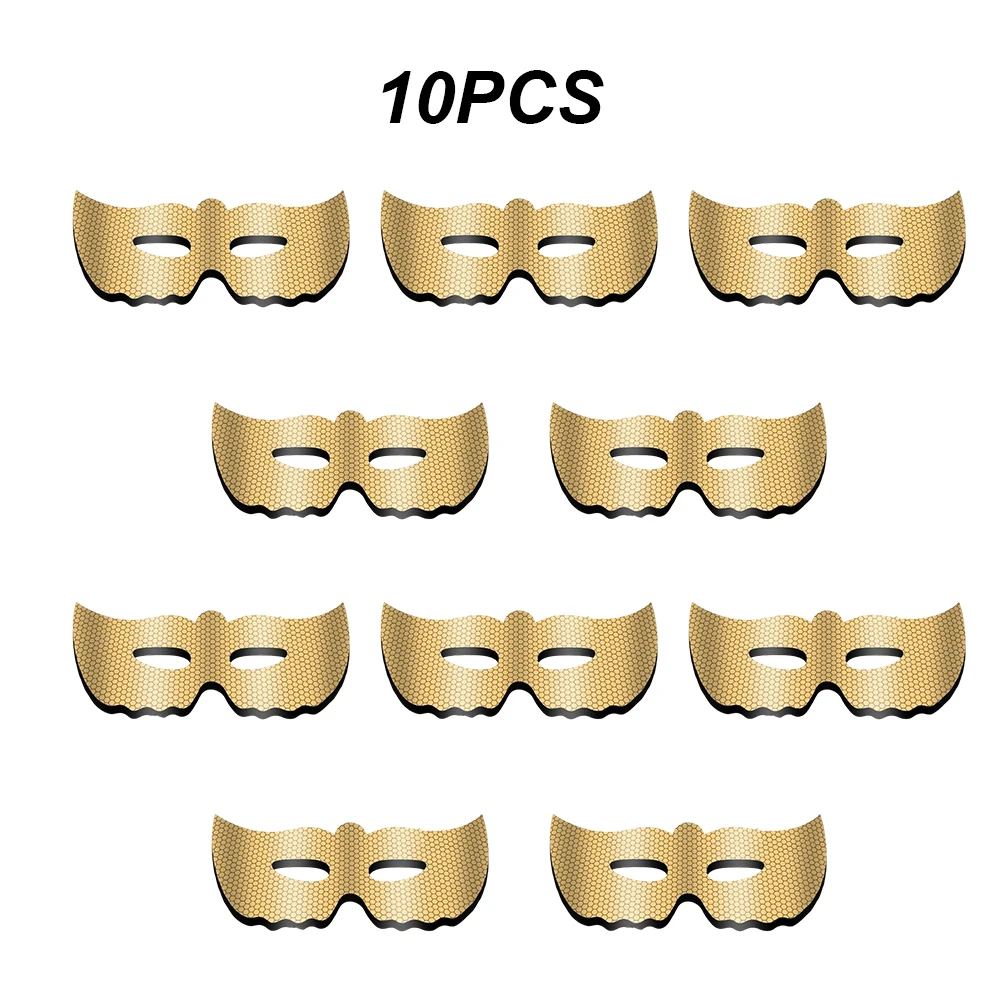 

10 PCS Eye Pads Anti Wrinkle Golden Carnosine Honeycomb Eye Cover Beauty Care Patches Tightening Eye Mask Youthful Glow