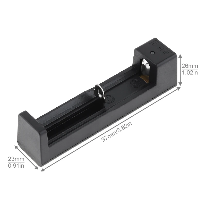 Official Standard USB Lithium Battery Charger for 10440 / 14500 16340 18650 /26650 3.6V/3.7V Port Li-ion | Электроника